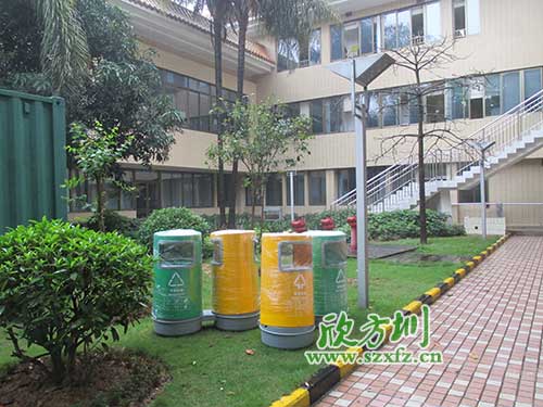 韶關物業分類玻璃鋼垃圾桶，提升社區好環境。